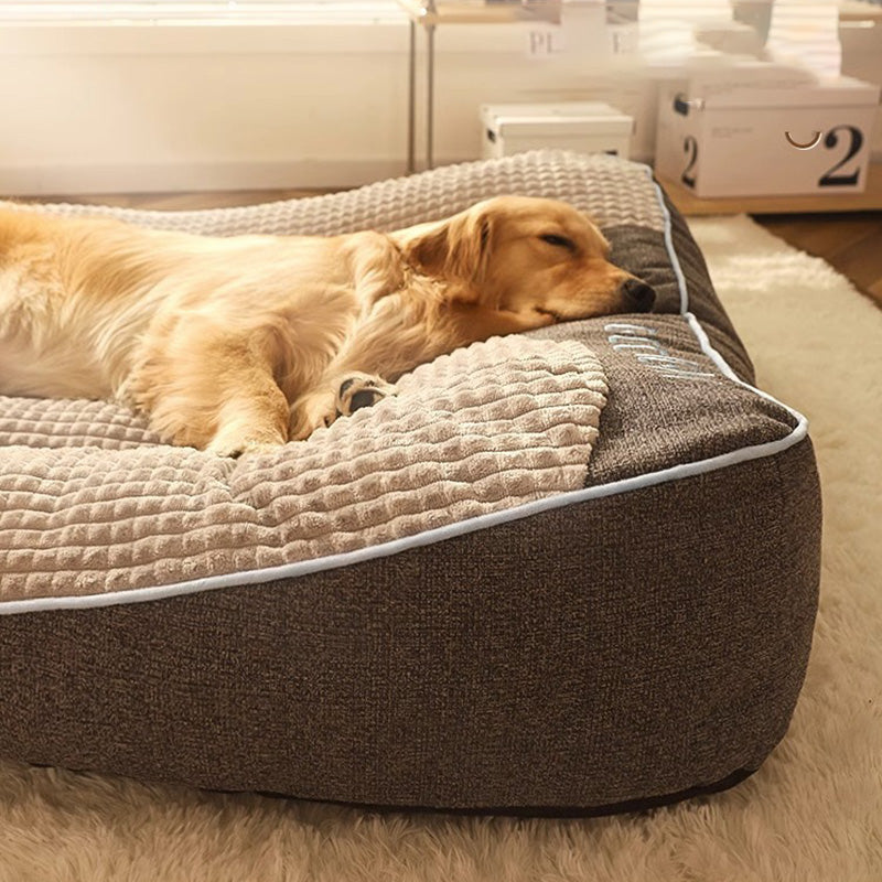 CANICOVE ortopædisk hundeseng — støttende nakkepude til mellemstore til ekstra store hunde