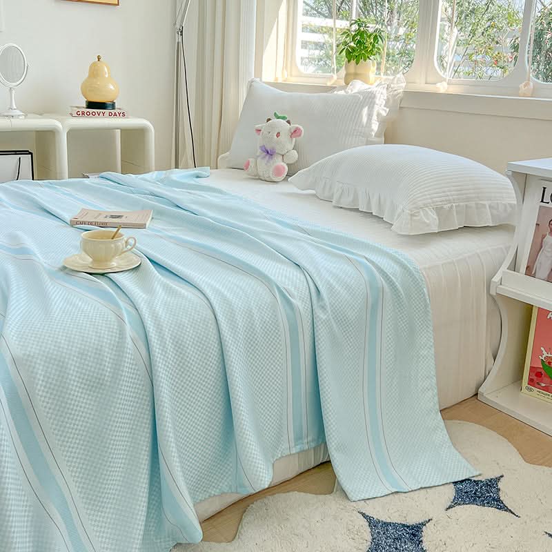Trapunta morbida in bambù AIRBAMBOO — Biancheria da letto estiva leggera e traspirante
