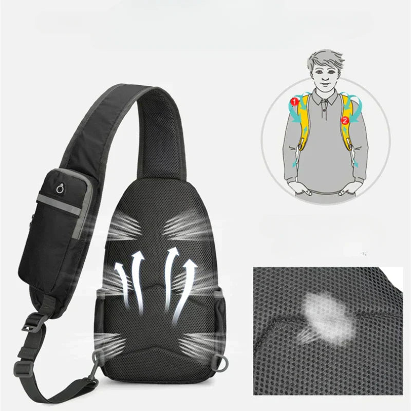 SecurePack-varkaudenestollinen vedenpitävä olkalaukku — RFID-suojaus, 36x20x9cm
