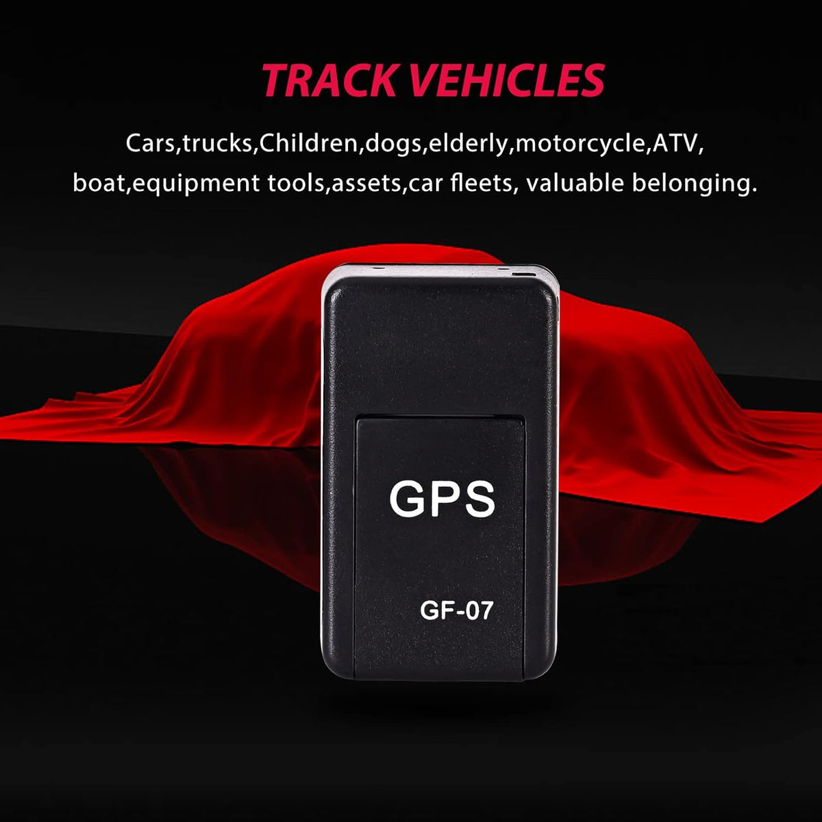 Mini GPS lokátor do auta SecureTrack — vestavěný magnet, sledování v reálném čase, stabilní signál