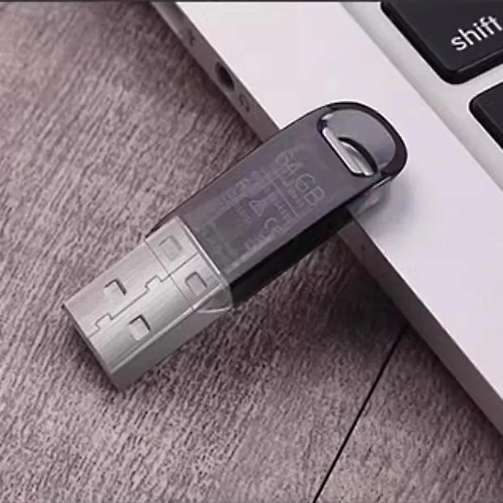 Secure Tech -salattu USB-muistitikku — kestävä metallikotelo, kompakti ja kannettava rakenne