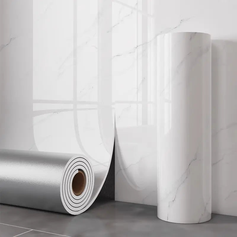 Pellicola autoadesiva in PVC effetto marmo opaco per piani cucina e mobili