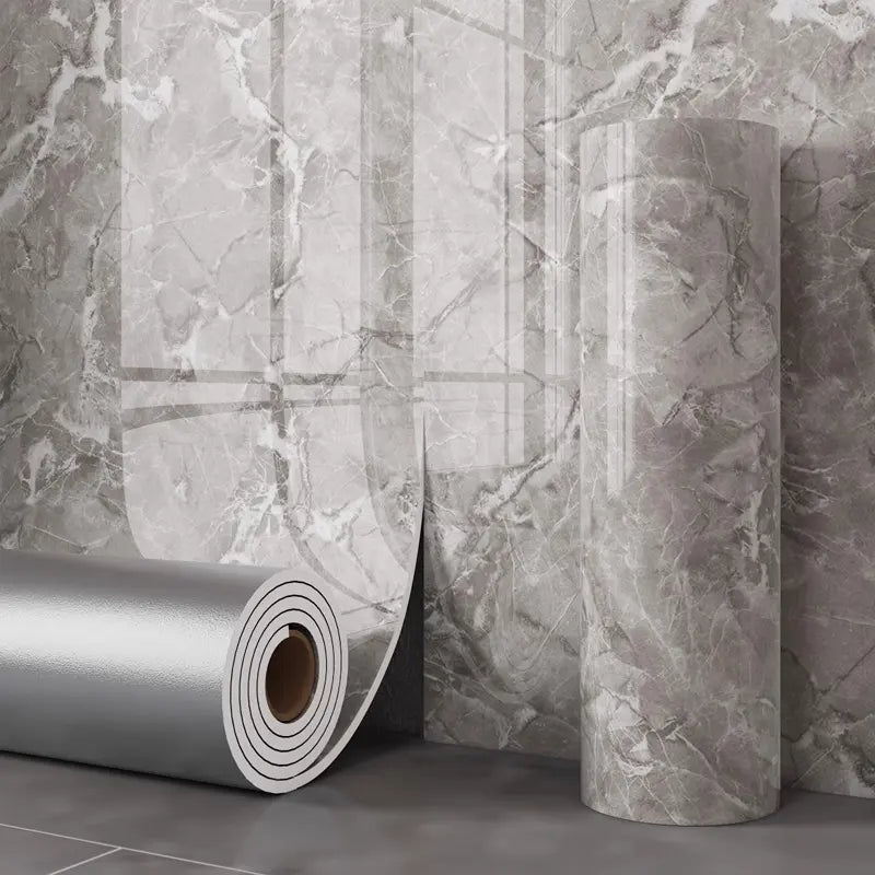 Pellicola autoadesiva in PVC effetto marmo opaco per piani cucina e mobili