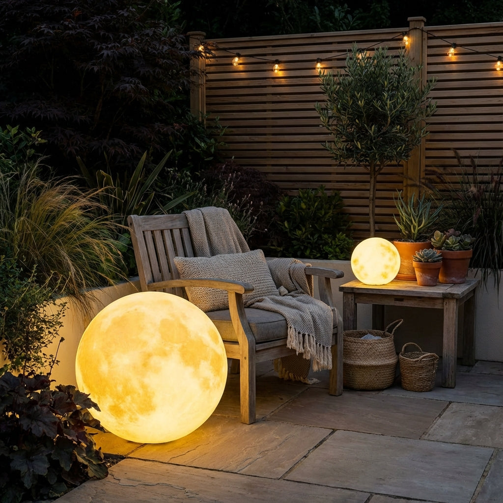 NovaGlow Solar Powered Garden Lantern With Globe Shaped Light For Outdoor Spaces