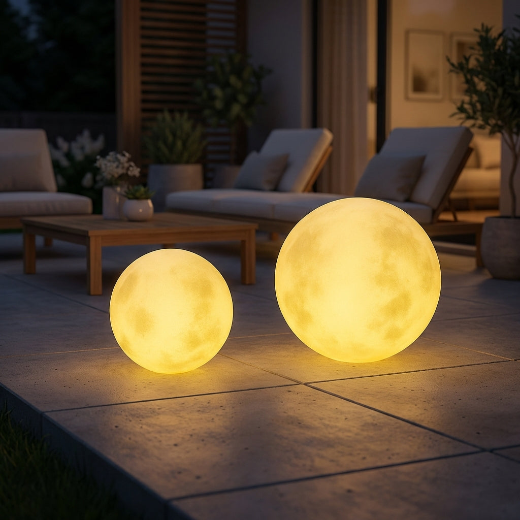 NovaGlow Solar Powered Garden Lantern With Globe Shaped Light For Outdoor Spaces