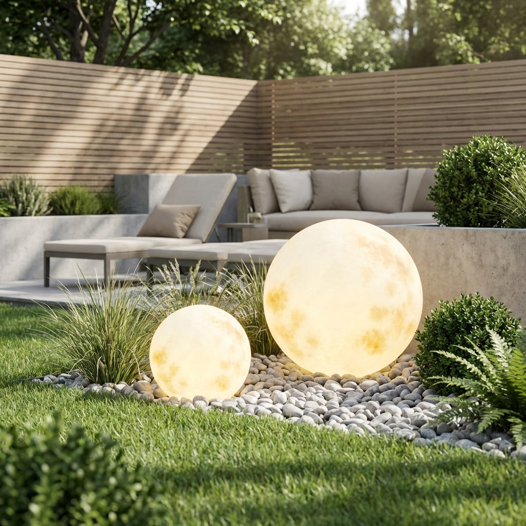 NovaGlow Solar Powered Garden Lantern With Globe Shaped Light For Outdoor Spaces