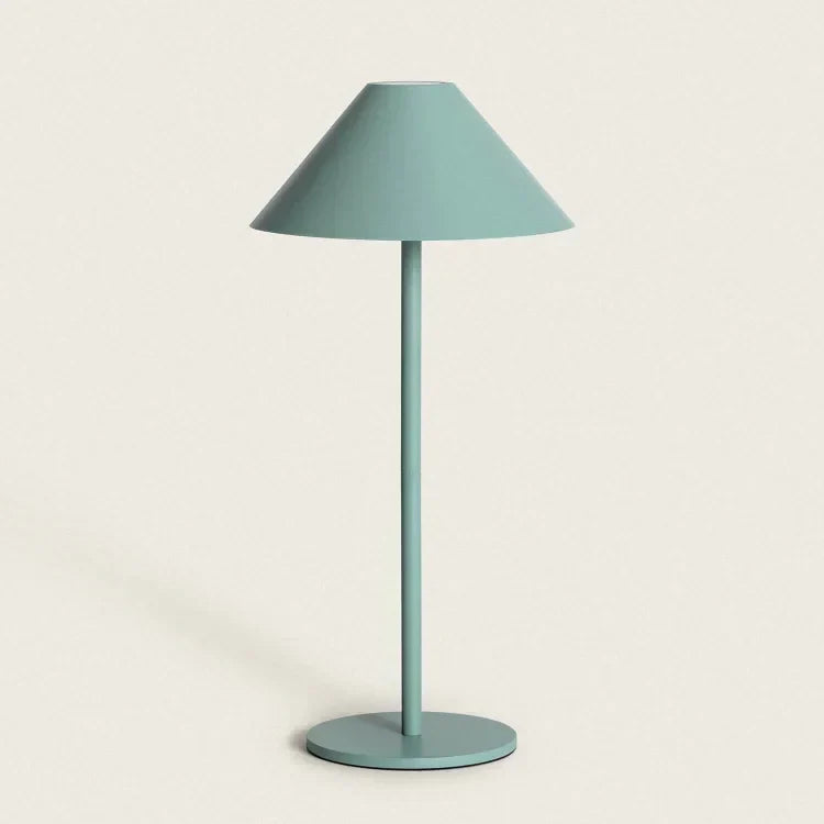 LED Tranquil Cone Desk Light For Living Rooms And Workspaces With Soft Ambient Glow