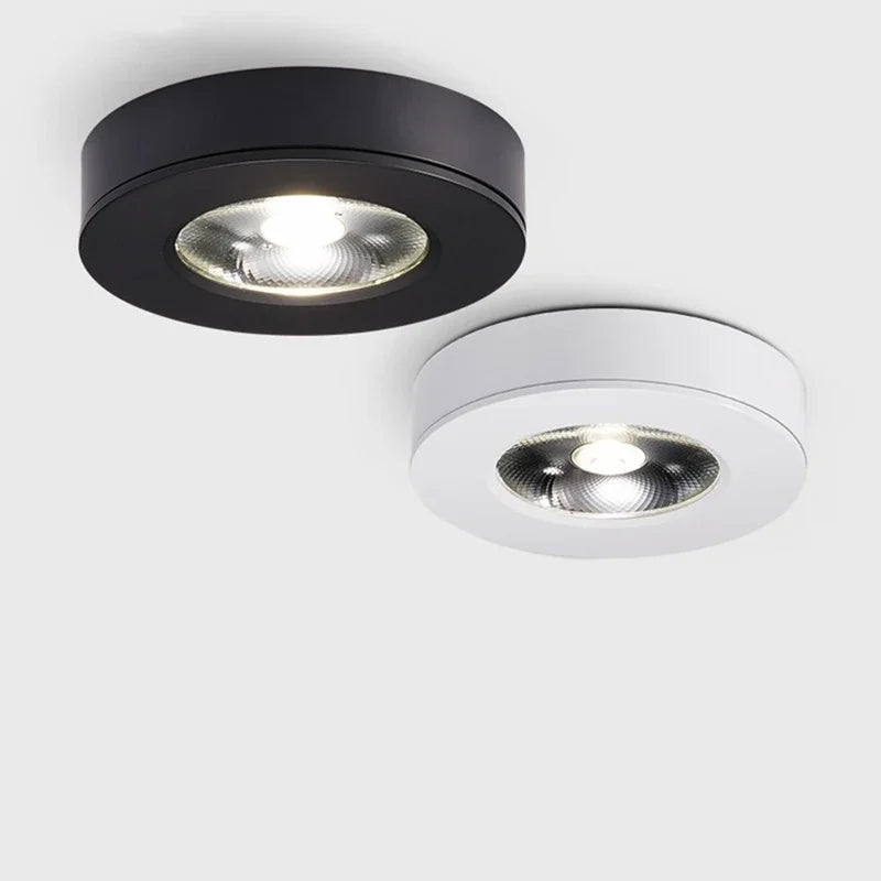 Ultra-Thin LED Surface Downlight Aluminum Anti-Glare for Kitchen, Bath, Living Areas 90-260V