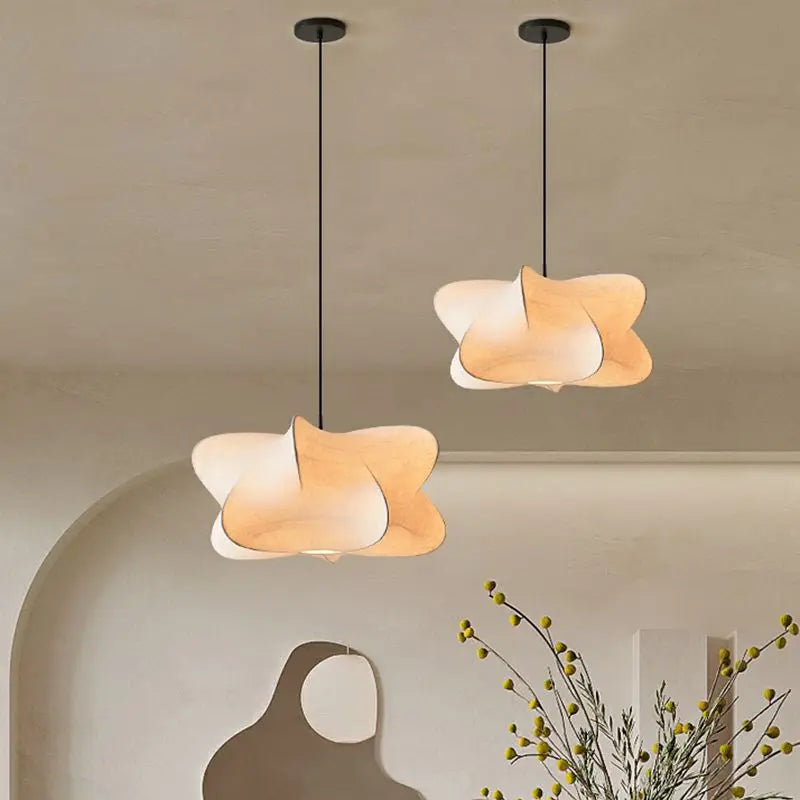 NovaLumi Wabi Sabi Ambient Pendant Light For Calming Gentle Glow In Any Room Setting