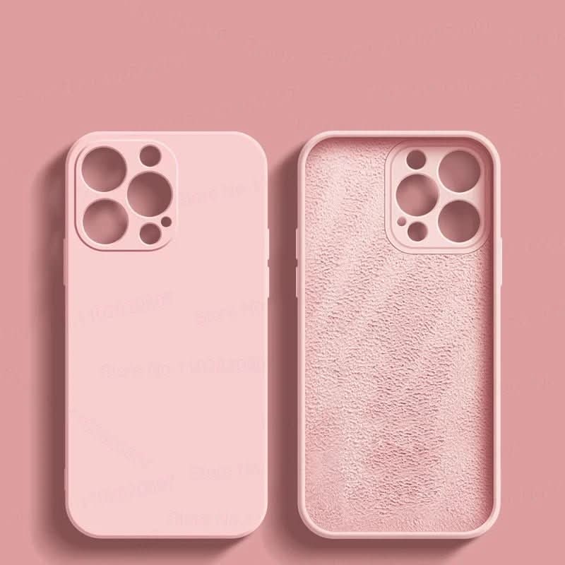 SilkGuard nárazuvzdorné těsně přiléhající silikonové pouzdro — iPhone 14–17