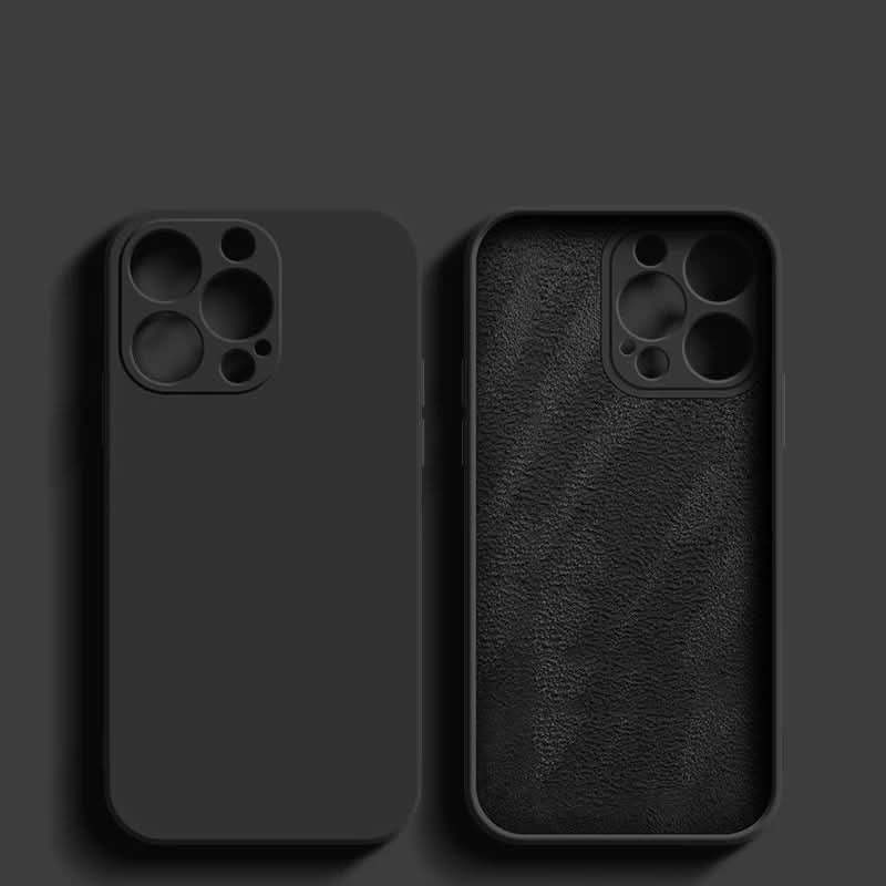 SilkGuard nárazuvzdorné těsně přiléhající silikonové pouzdro — iPhone 14–17
