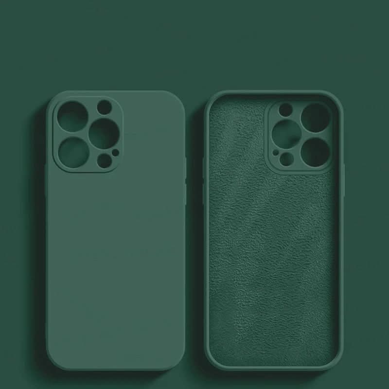 SilkGuard nárazuvzdorné těsně přiléhající silikonové pouzdro — iPhone 14–17
