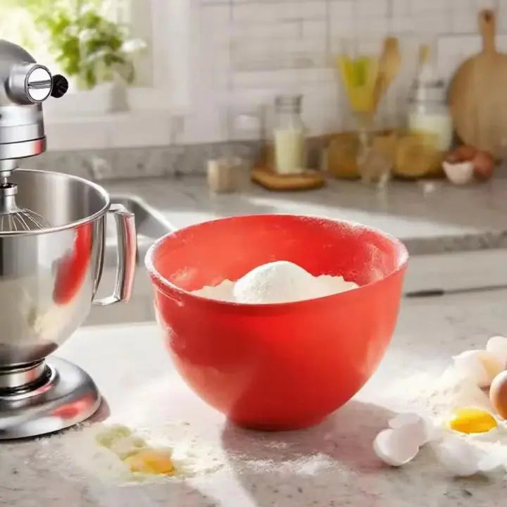 Flexible Silicone Mixing Bowl Insert — Nonstick, Lightweight Dough Protector