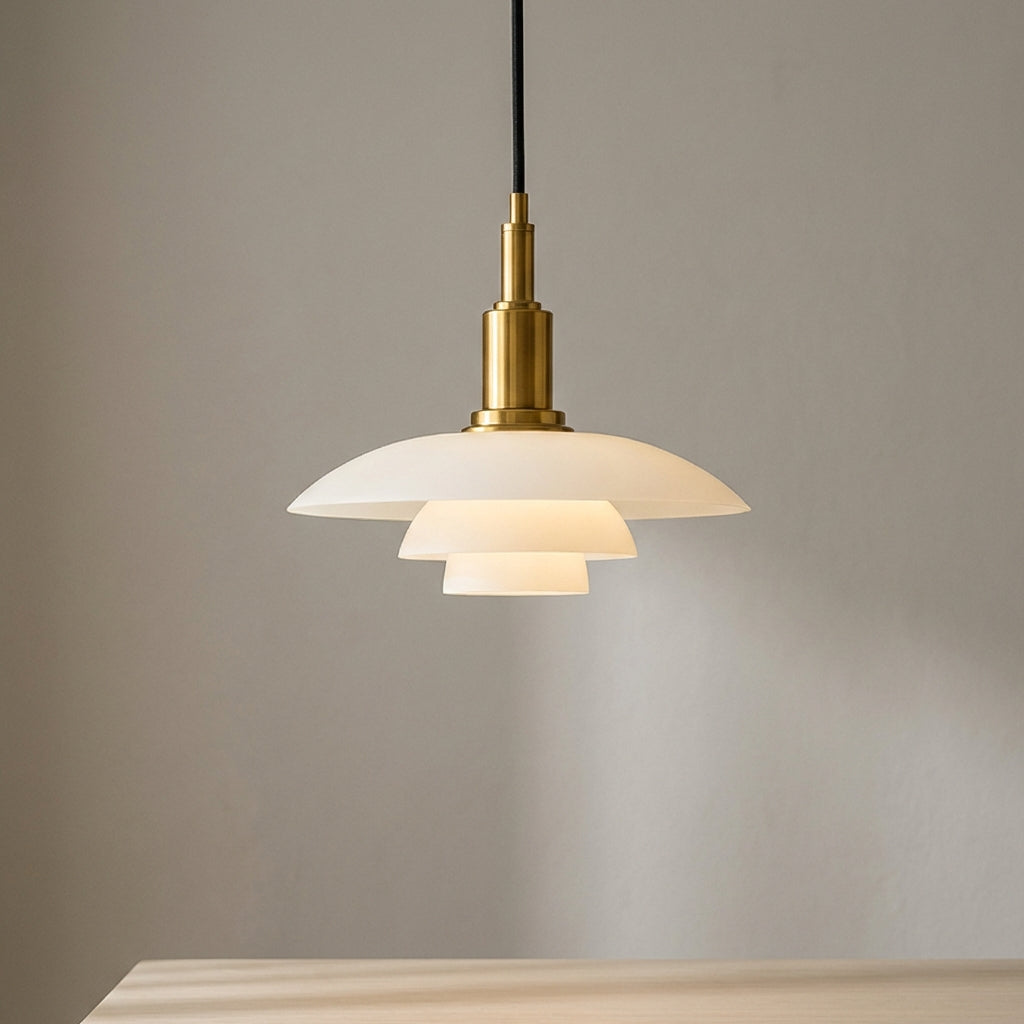 Nordell Glass Pendant And Metal Nordic Table Lamp For Dining Areas And Kitchen Islands