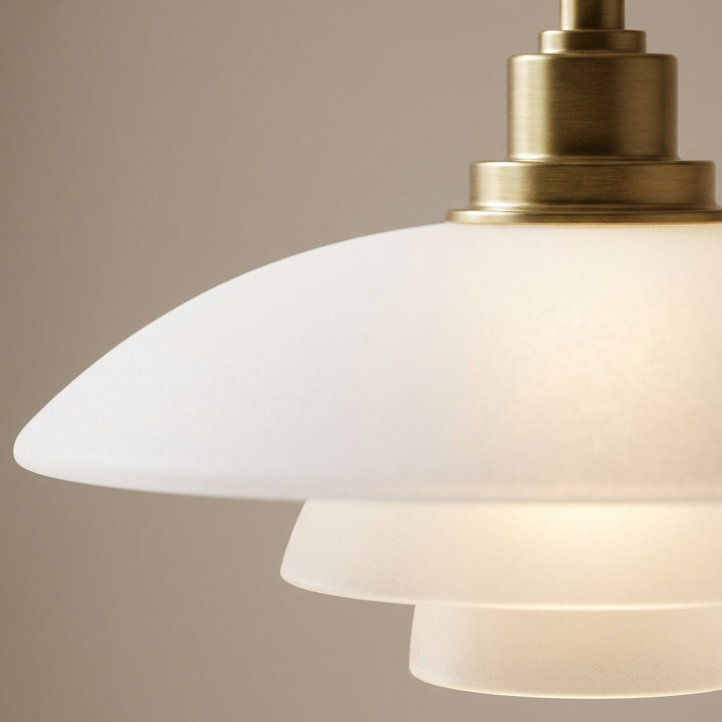 Nordell Glass Pendant And Metal Nordic Table Lamp For Dining Areas And Kitchen Islands