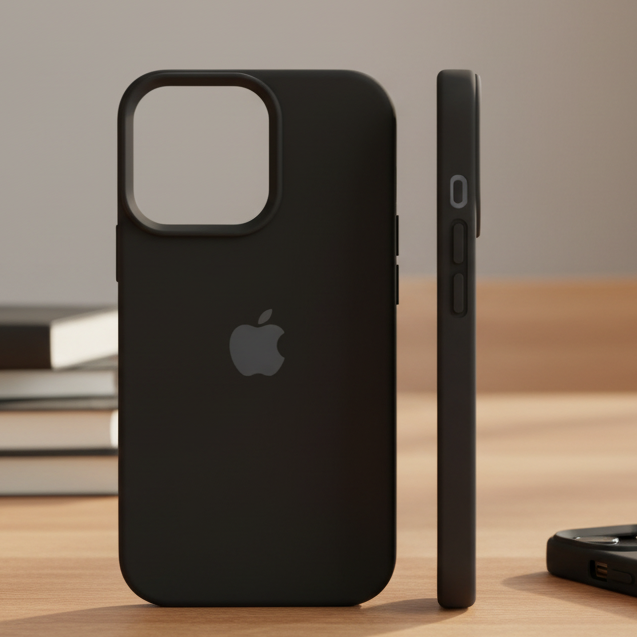 AetherSilk Luxe magnetiskt silikonskal för iPhone — mjuk yta