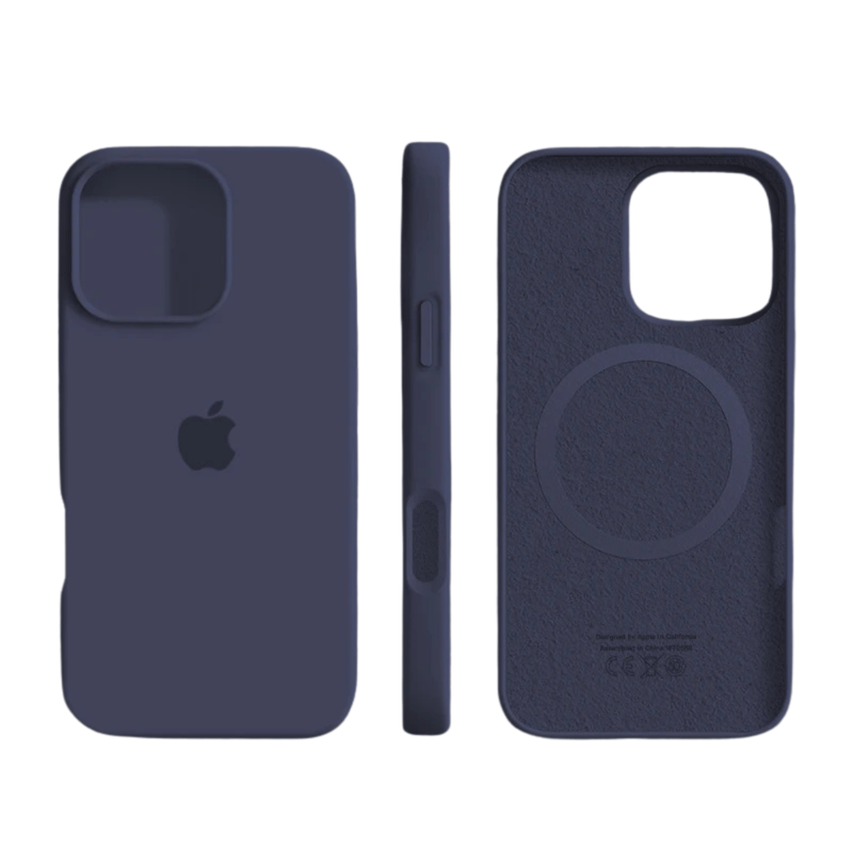 AetherSilk Luxe magnetiskt silikonskal för iPhone — mjuk yta