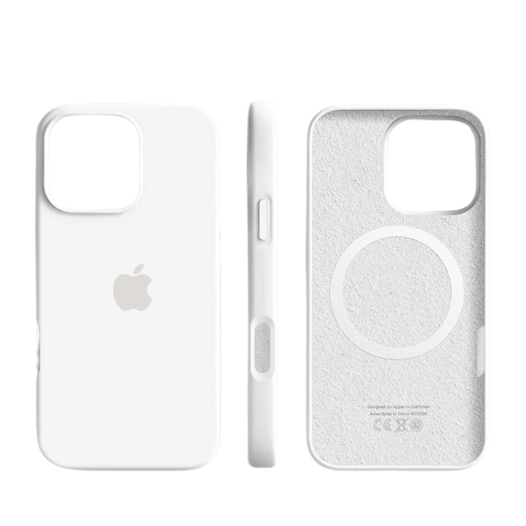 AetherSilk Luxe magnetiskt silikonskal för iPhone — mjuk yta