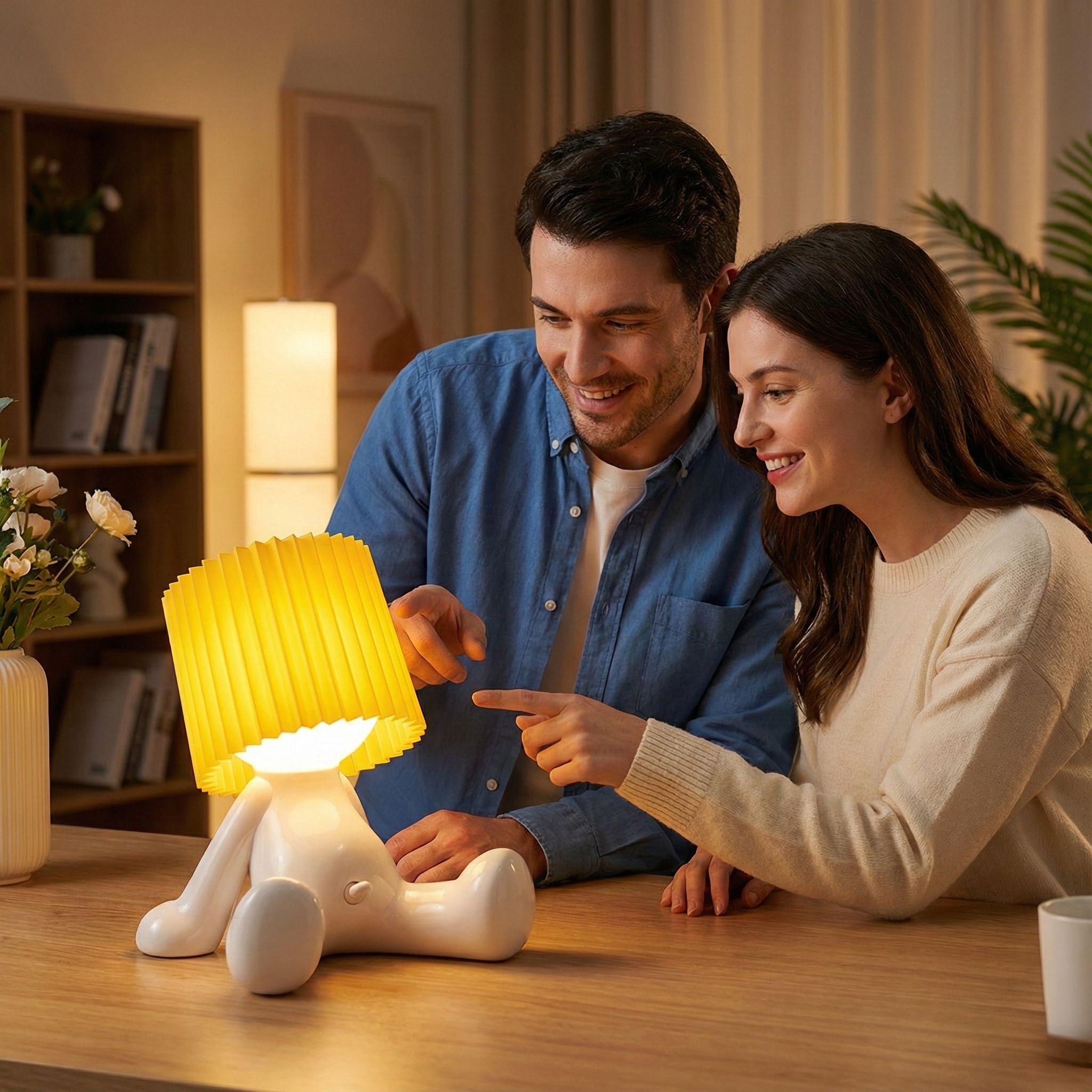 Stolní LED lampa na baterie bezdrátová v osmi barvách