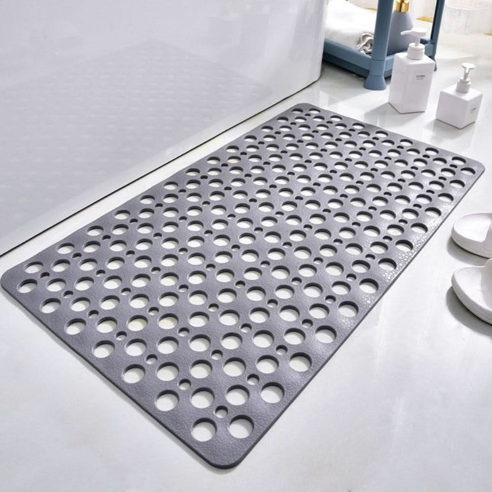 Protiskluzová antibakteriální PVC koupelnová předložka SlipGuard — textura s pevným úchopem
