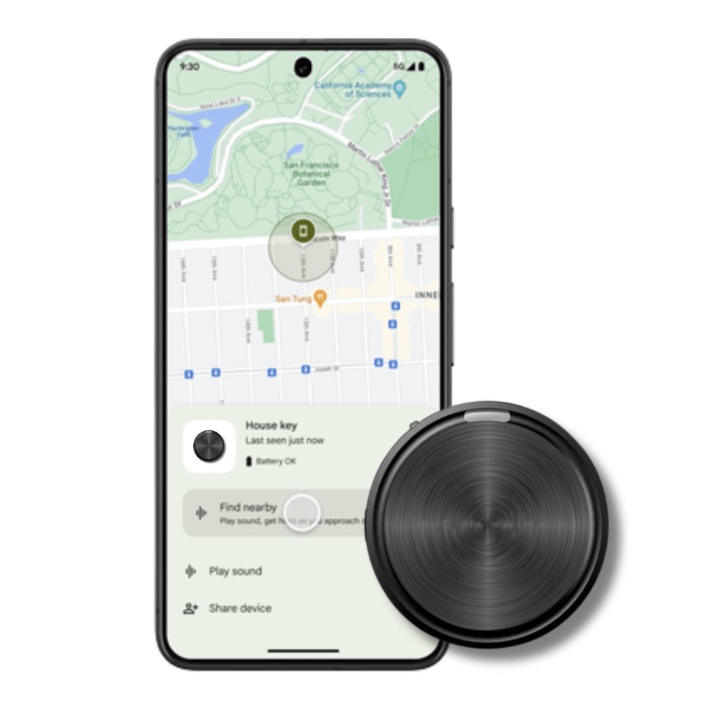 علامة تعقب ذكية مدمجة تعمل عبر Bluetooth مع تنبيهات فورية