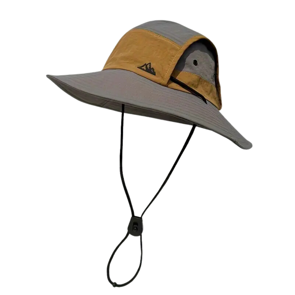 Solterra-solhat UPF 50 Plus — bred skygge, åndbart mesh, ultralet
