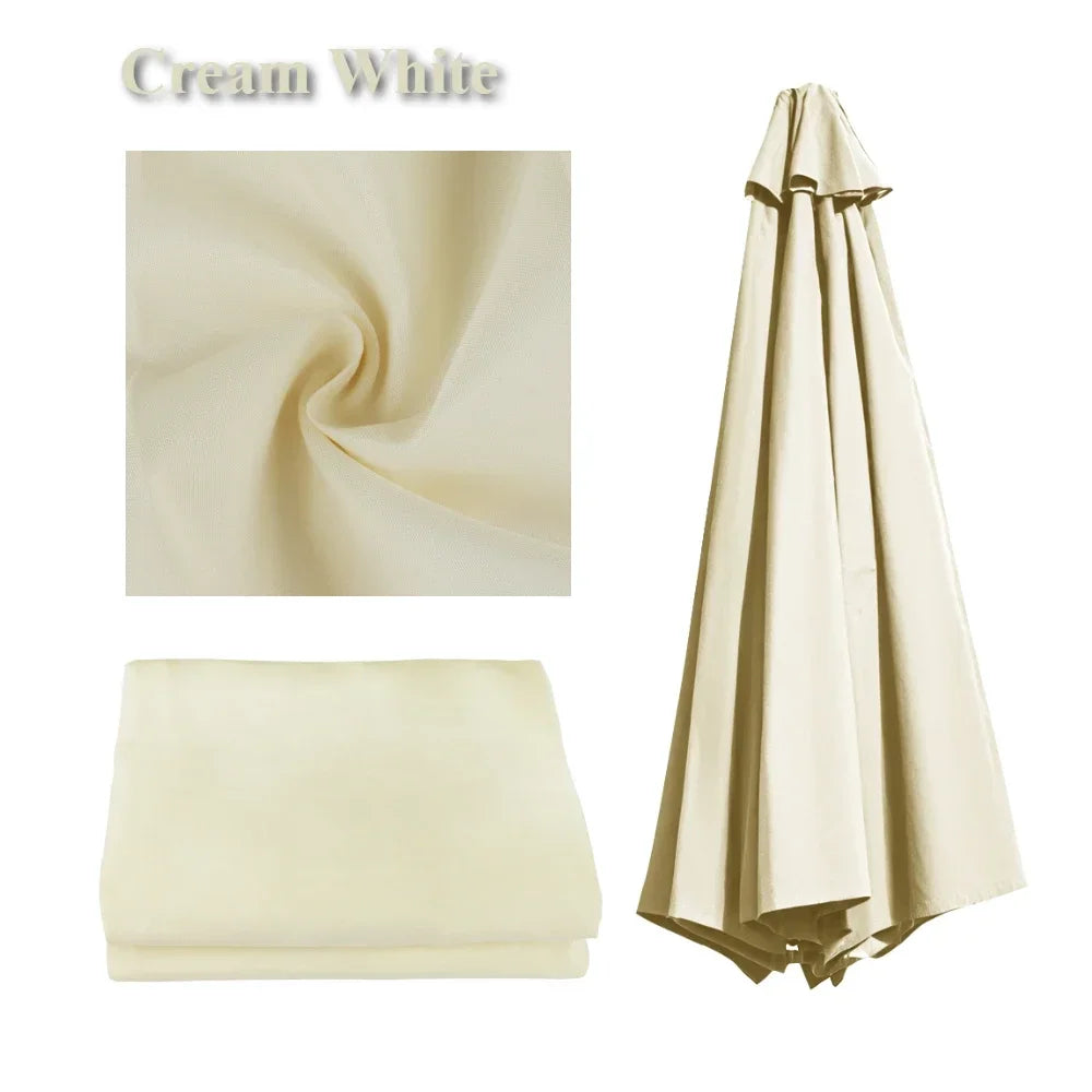 Water-Repellent Parasol Cover For 6/8 Spokes Umbrellas With Ventilation 2-3 Meters