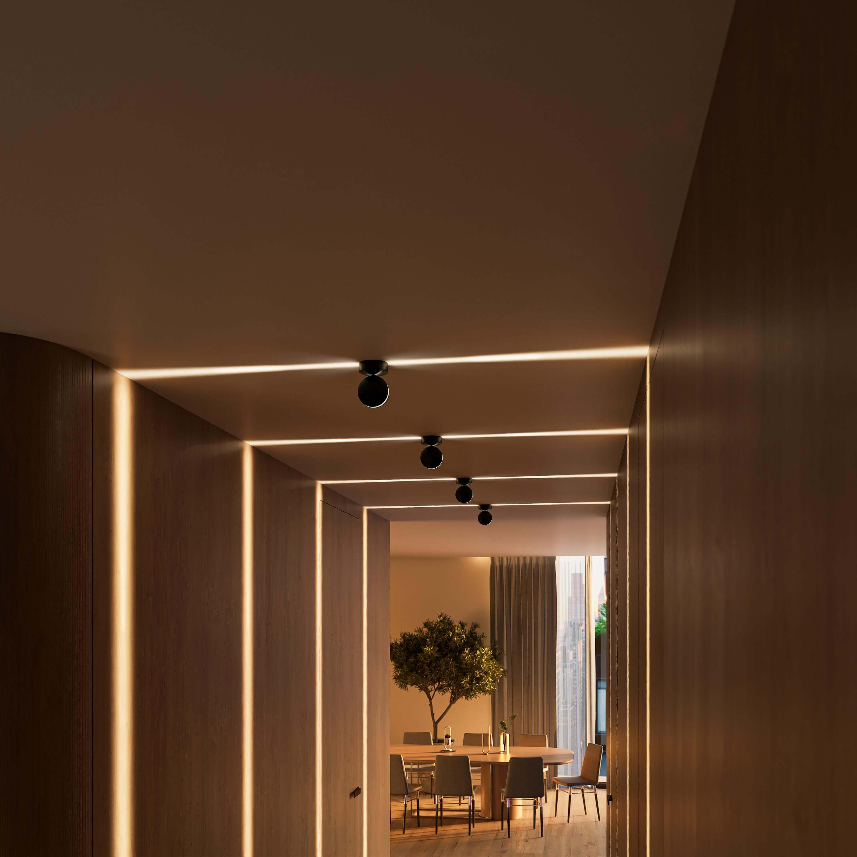 360 Degree Rotatable Aluminum LED Wall Lamp For Warm Ambient Lighting