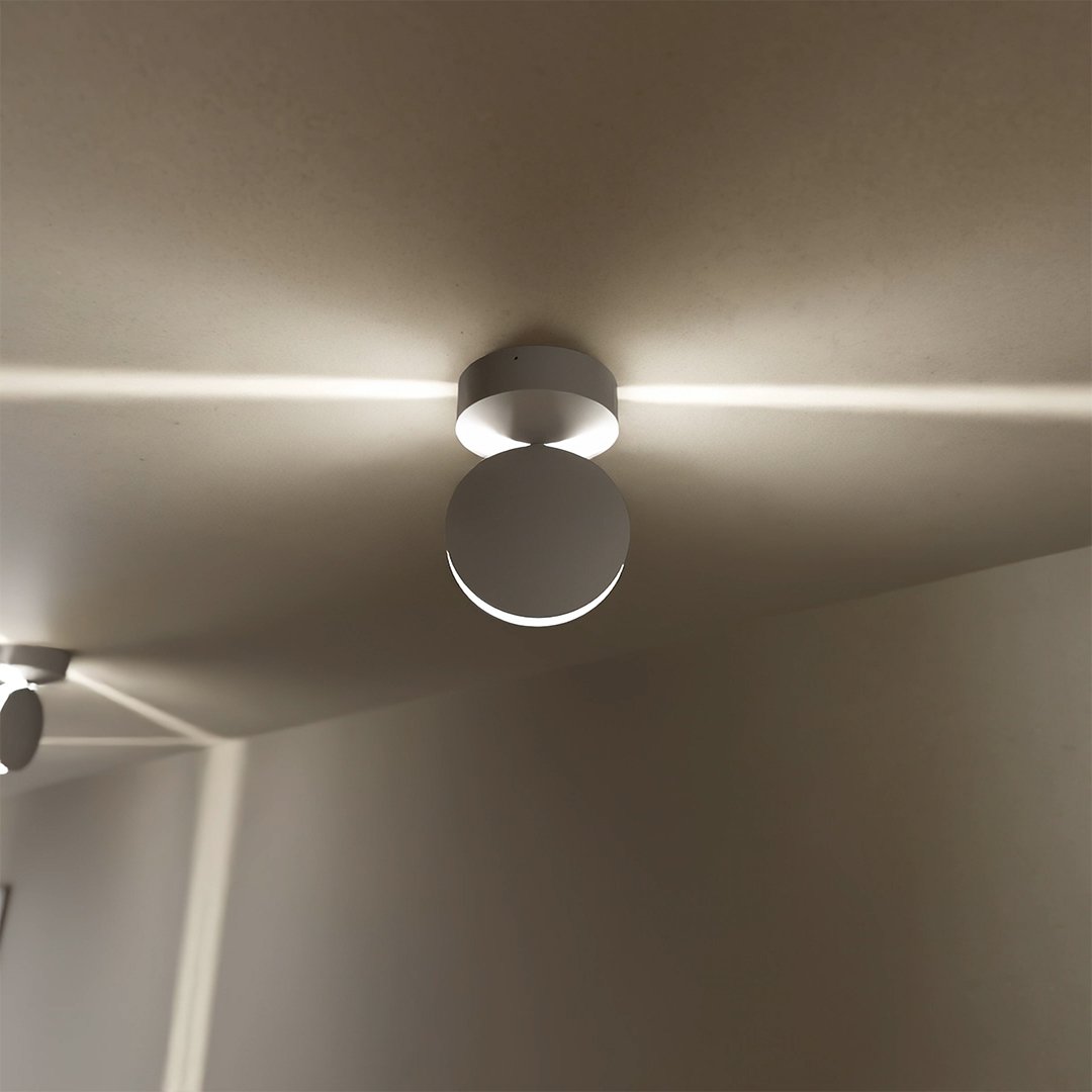 360 Degree Rotatable Aluminum LED Wall Lamp For Warm Ambient Lighting