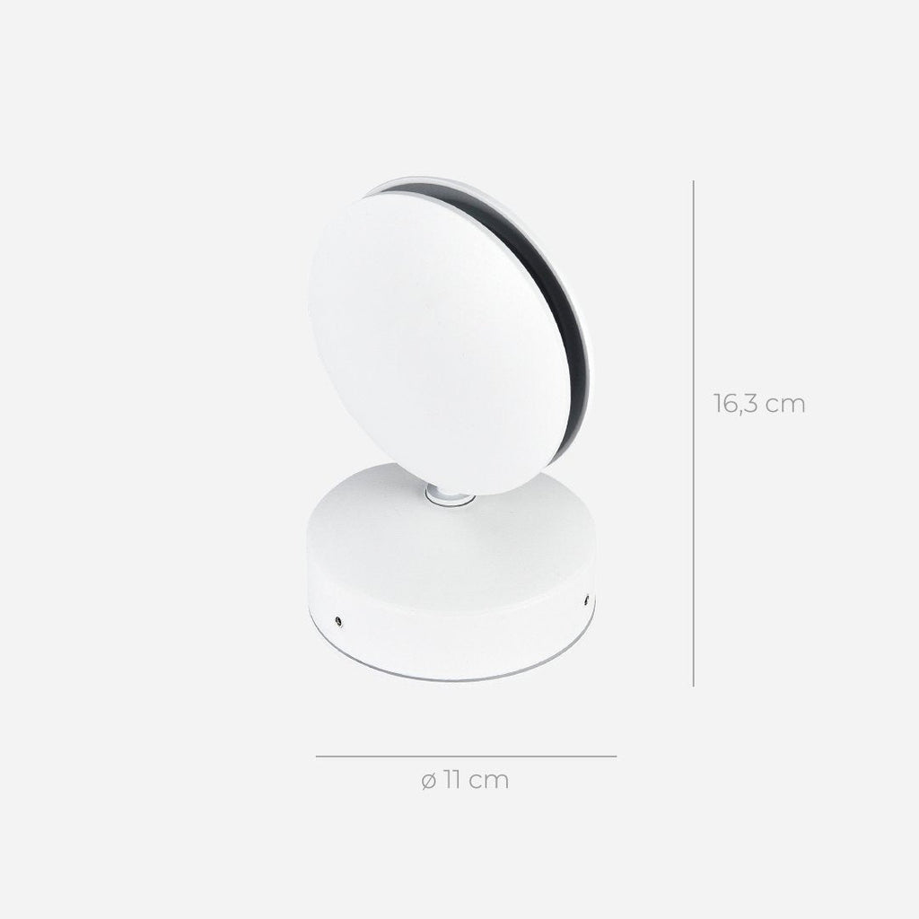 360 Degree Rotatable Aluminum LED Wall Lamp For Warm Ambient Lighting