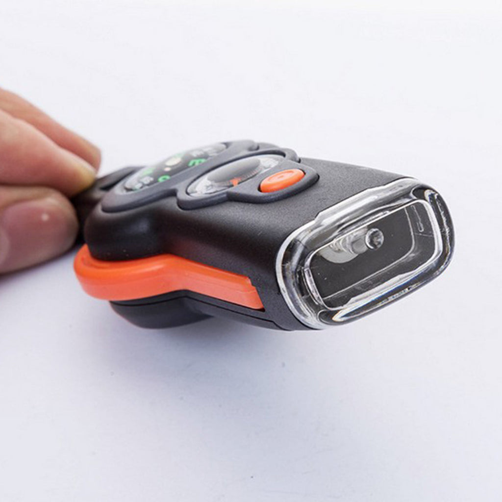Turistický nástroj 7 v 1 — LED světlo, píšťalka a kompaktní multifunkční pouzdro