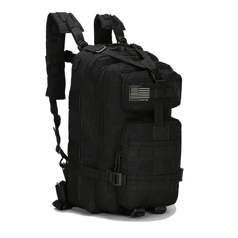 50-Liter Tactical Backpack — Multiple Compartments, Protective Laptop Sleeve, Travel Daypack