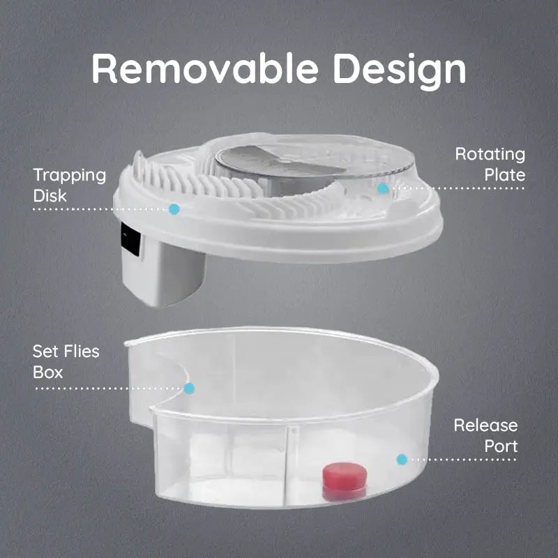USB Fly Trap For Indoor Use Quiet Insect Catcher With No Chemicals