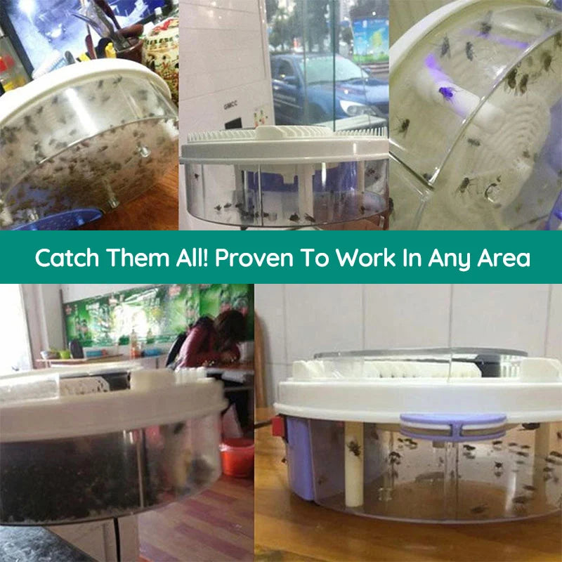 USB Fly Trap For Indoor Use Quiet Insect Catcher With No Chemicals