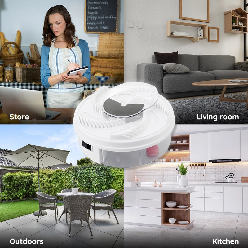 USB Fly Trap For Indoor Use Quiet Insect Catcher With No Chemicals
