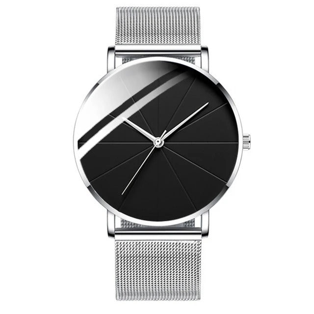 Titan Elegance Herrenuhr — 37mm Zifferblatt, Edelstahl