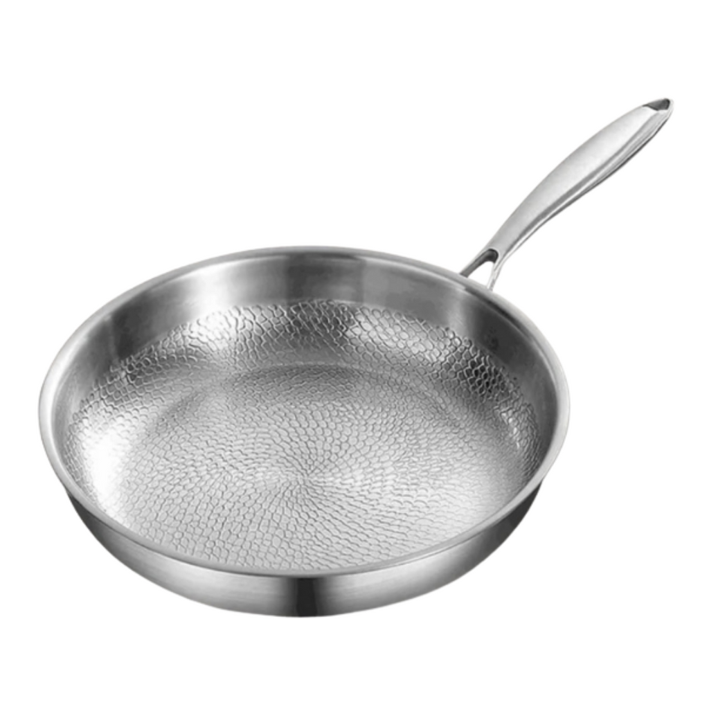 Hammered Titanium Frying Pan With Nonstick Coating For Induction