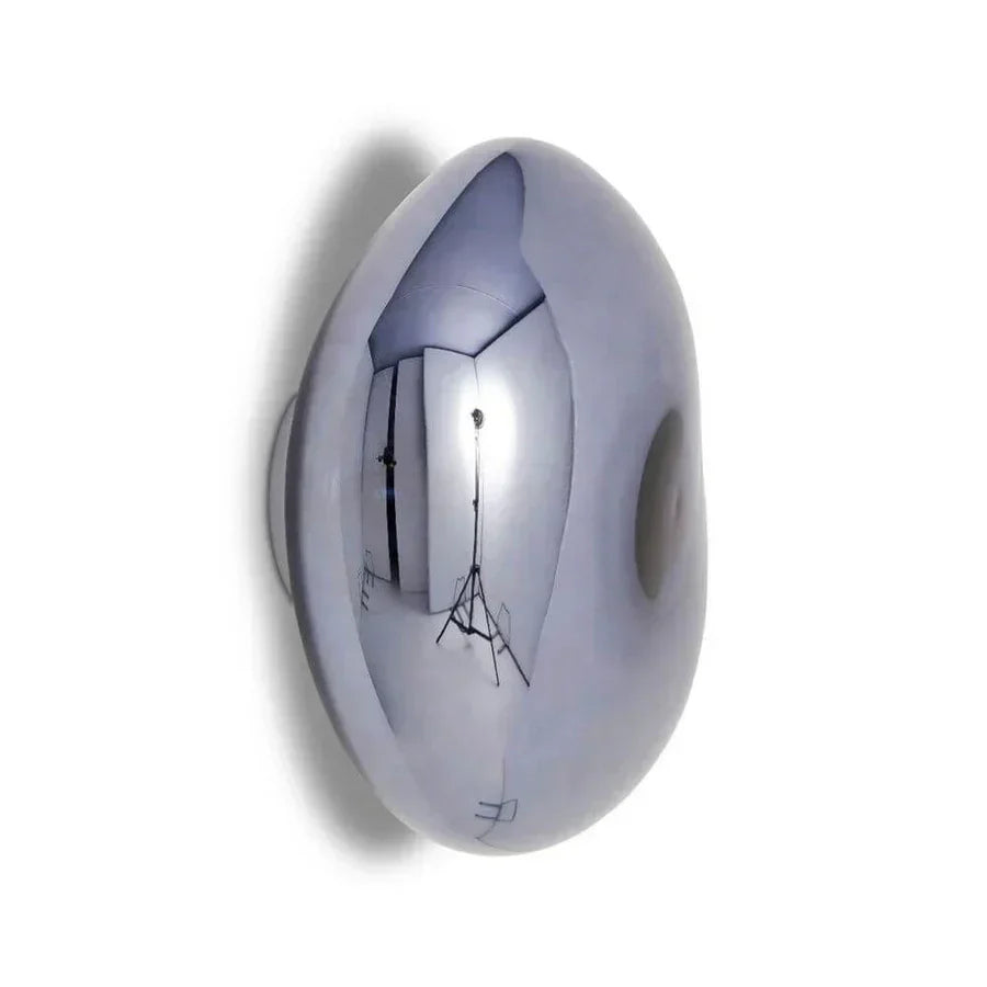 Glacier-Style Molten Acrylic Wall Sconce For Indoor Ambient Lighting In Modern Interiors
