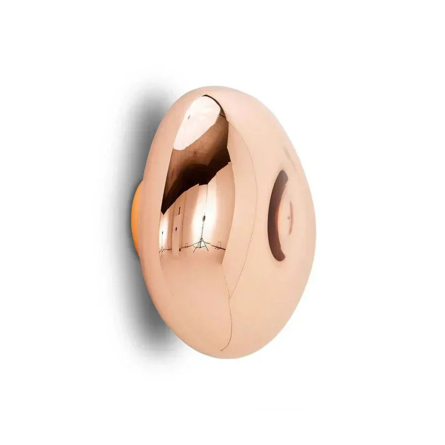 Glacier-Style Molten Acrylic Wall Sconce For Indoor Ambient Lighting In Modern Interiors