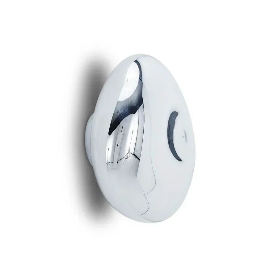 Glacier-Style Molten Acrylic Wall Sconce For Indoor Ambient Lighting In Modern Interiors