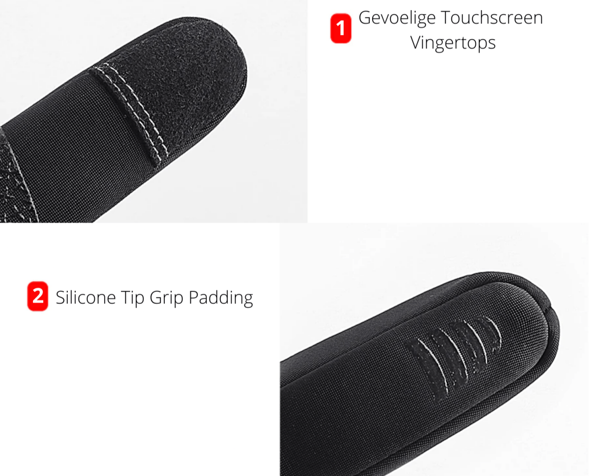 PolarGrip Pro 冬用グローブ — 暖かく、防水仕様でタッチスクリーン対応