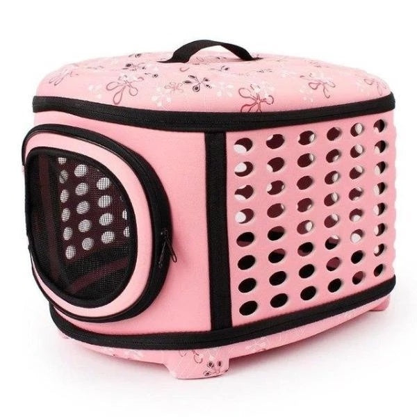Spacious Feline Carrier — Solid Build, Cozy Interior, Ventilated Structure, 45x32x38cm