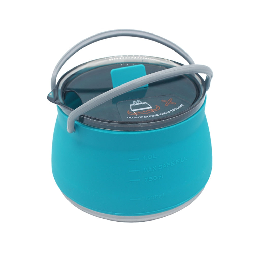 Collapsible Camping Kettle — Lightweight, Durable Compact Design