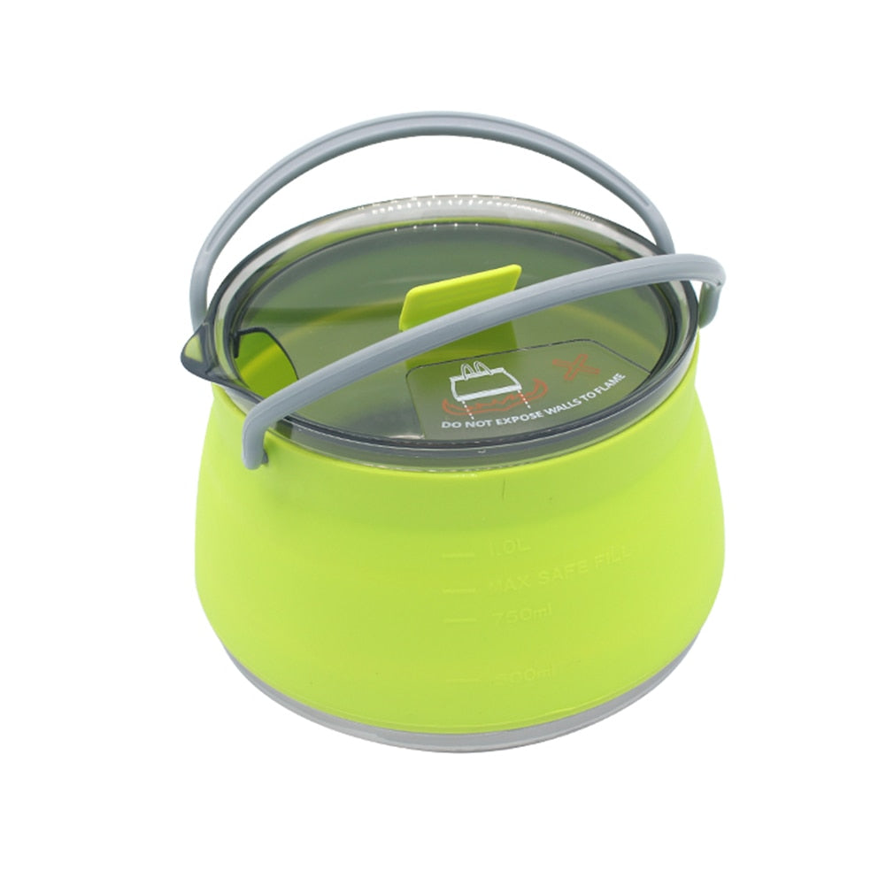 Collapsible Camping Kettle — Lightweight, Durable Compact Design