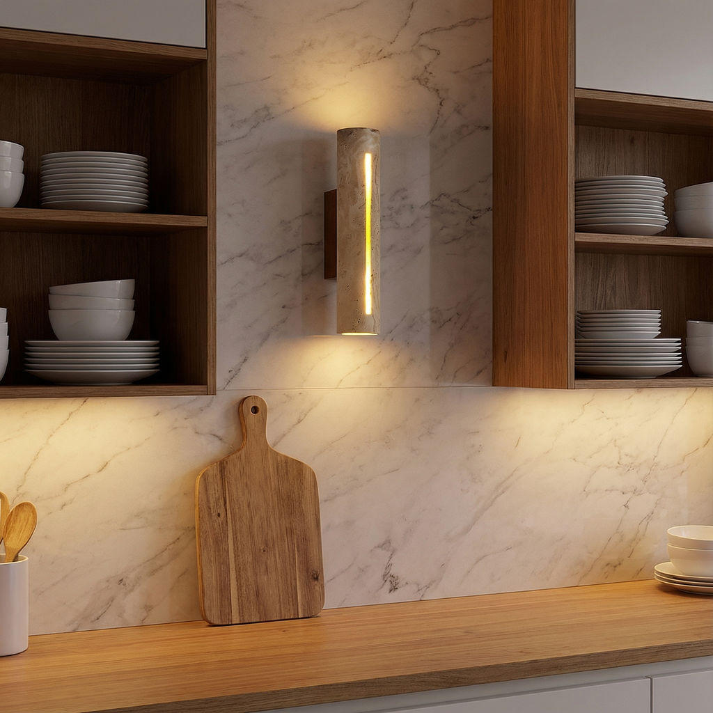 TerraLume Elegant Natural Wall Sconce For Ambient Illumination And Soft Home Lighting
