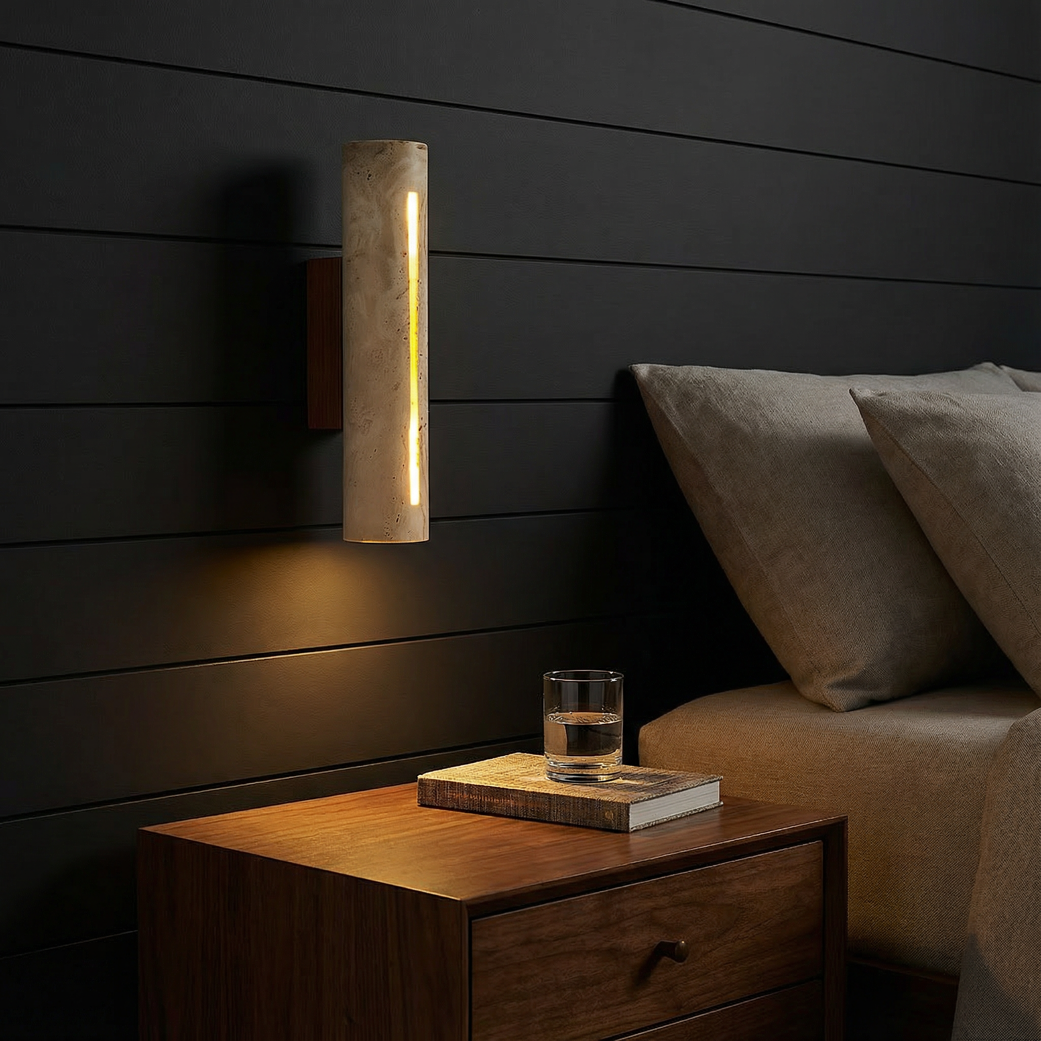 TerraLume Elegant Natural Wall Sconce For Ambient Illumination And Soft Home Lighting