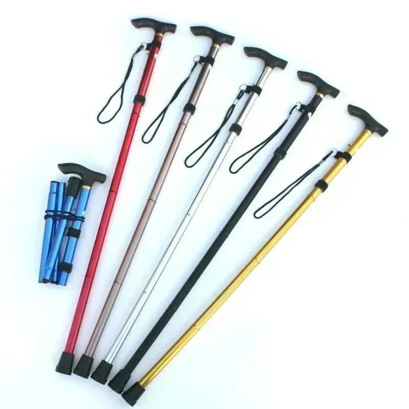 TrekMate Aluminum Trekking Pole — Five Level Height Adjustment, Lightweight, Compact