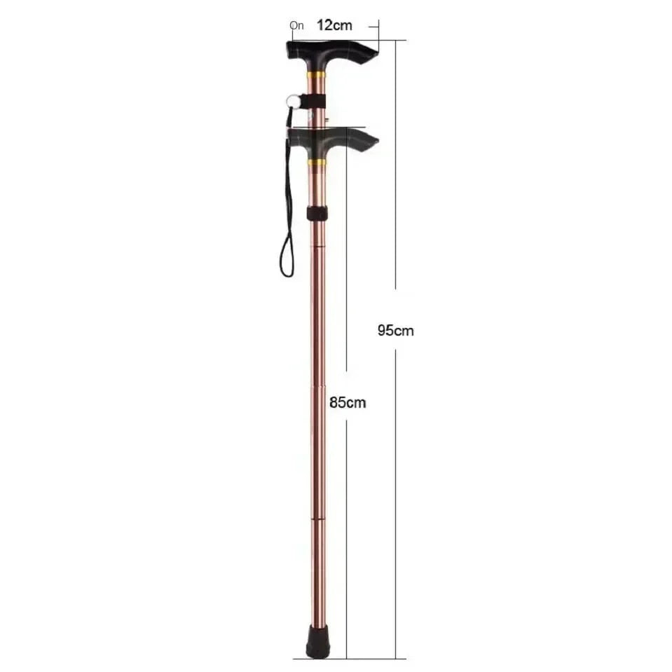 TrekMate Aluminum Trekking Pole — Five Level Height Adjustment, Lightweight, Compact