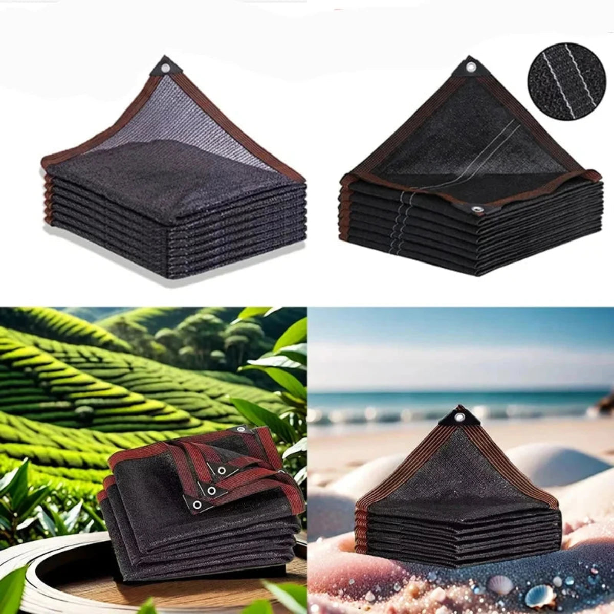 Outdoor Sunshade Net With 85 Percent UV Blocking For Garden Or Terrace
