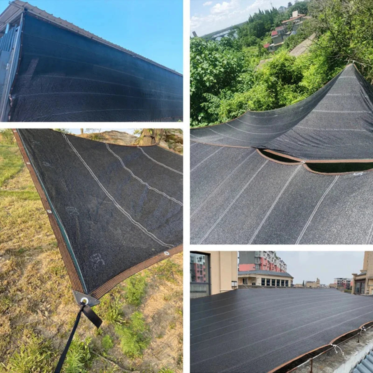 Outdoor Sunshade Net With 85 Percent UV Blocking For Garden Or Terrace